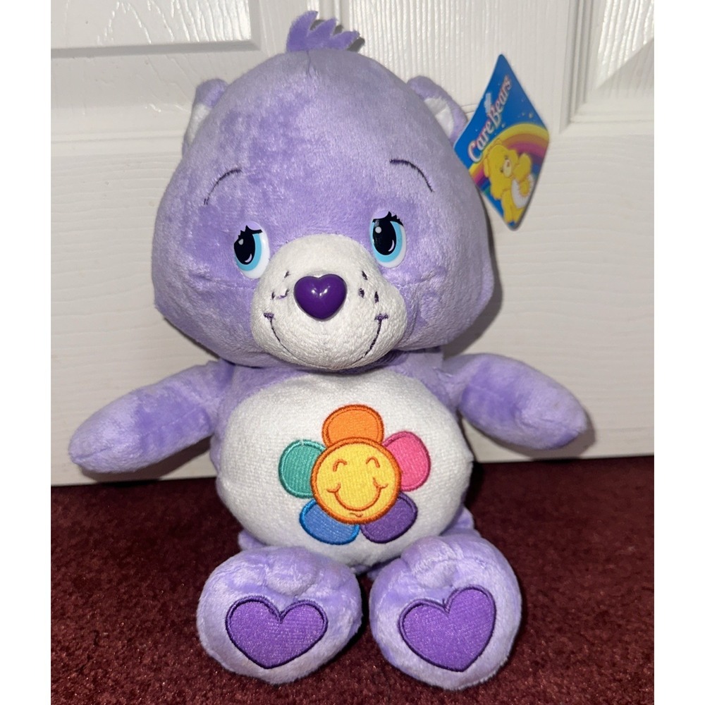 Care Bears 12 Inch Harmony Bear Special Edition Soft 2013‎ Plush NWT Purple
